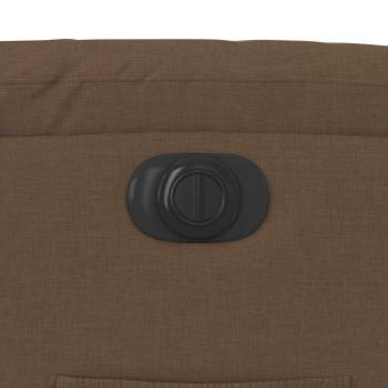 Relaxsessel Elektrisch Braun Stoff