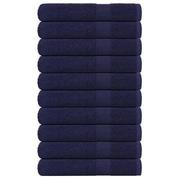 ARDEBO.de - Handtücher 10 Stk. Marineblau 100x200cm 360 g/m² 100% Baumwolle