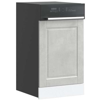 ARDEBO.de - Geschirrspülerblende Porto Betongrau 45x1,5x67 cm Holzwerkstoff