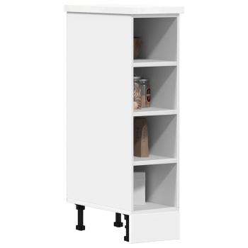 ARDEBO.de - Unterschrank Weiß 20x44,5x81,5 cm Holzwerkstoff