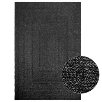 ARDEBO.de - Teppich ZIZUR Anthrazit 200x290cm Jute-Optik Indoor und Outdoor