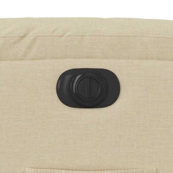 Relaxsessel Elektrisch Creme Stoff