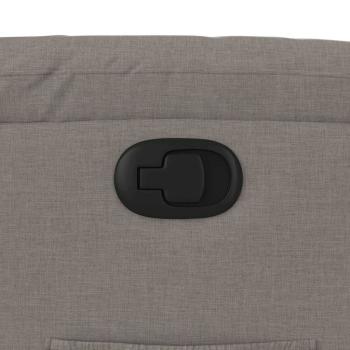 Relaxsessel mit Aufstehhilfe Taupe Stoff