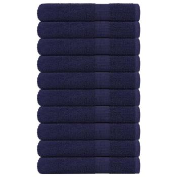 ARDEBO.de - Saunatücher 10 Stk. Marineblau 80x200cm 360 g/m² 100% Baumwolle