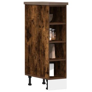 ARDEBO.de - Unterschrank Räuchereiche 20x44,5x81,5 cm Holzwerkstoff