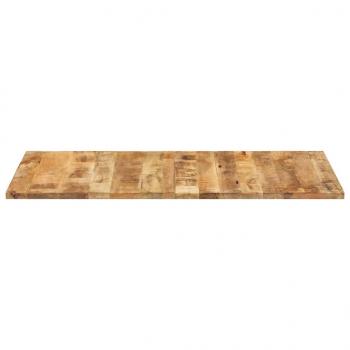 Tischplatte 140x60x(2,5-2,7) cm Raues Mangoholz