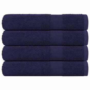 ARDEBO.de - Handtücher 4 Stk. Marineblau 100x200 cm 360 g/m² 100% Baumwolle