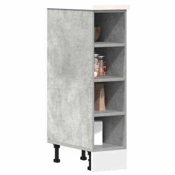 ARDEBO.de - Unterschrank Betongrau 20x44,5x81,5 cm Holzwerkstoff
