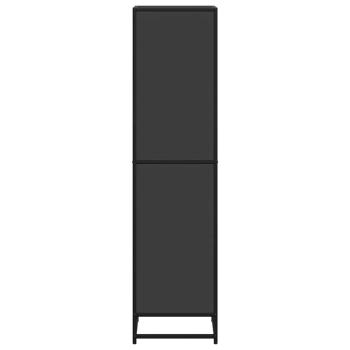 Bücherregal Schwarz 40x35x139 cm Holzwerkstoff
