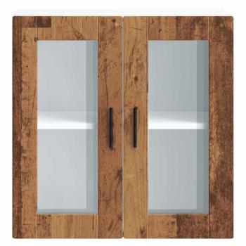 Küchen-Hängeschrank mit Glastür Porto Altholz-Optik