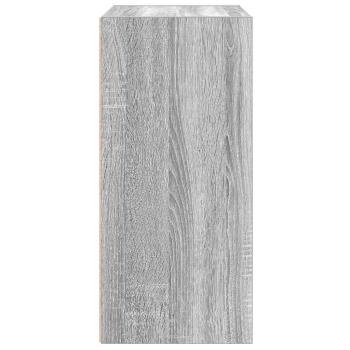 Bücherregal Grau Sonoma 31x24x52 cm Holzwerkstoff