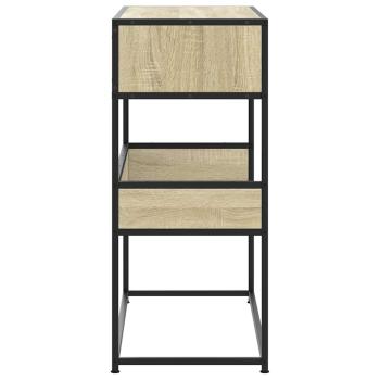 Konsolentisch Sonoma-Eiche 90x35x80 cm Holzwerkstoff