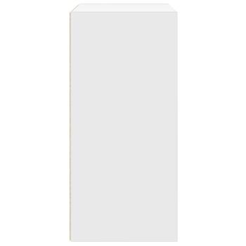 Bücherregal Weiß 31x24x52 cm Holzwerkstoff