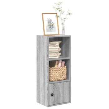 ARDEBO.de - Bücherregal Grau Sonoma 31x24x77 cm Holzwerkstoff