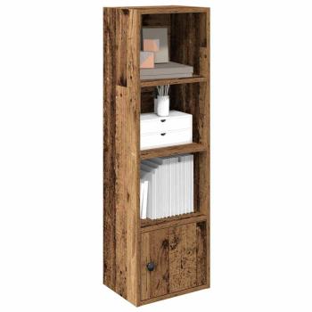 ARDEBO.de - Bücherregal Altholz-Optik 31x24x102 cm Holzwerkstoff