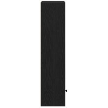 Bücherregal Schwarz Eichen-Optik 31x24x102 cm Holzwerkstoff