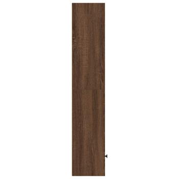 Bücherregal Braun Eichen-Optik 31x24x127 cm Holzwerkstoff