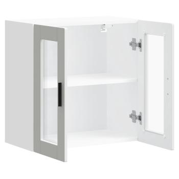 Küchen-Hängeschrank mit Glastür Porto Weiß