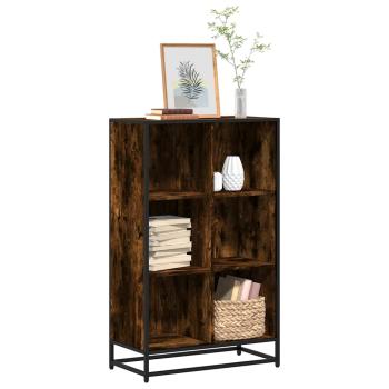 ARDEBO.de - Bücherregal Räuchereiche 65,5x33x107,5 cm Holzwerkstoff