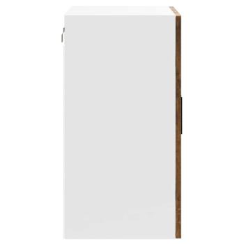 Küchen-Hängeschrank mit Glastür Porto Räuchereiche