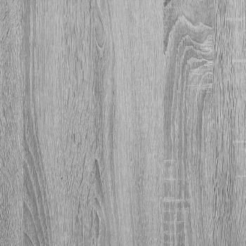 Bücherregal Grau Sonoma 31x24x102 cm Holzwerkstoff