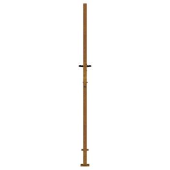 Gartentor 105x205 cm Cortenstahl Bambus-Design