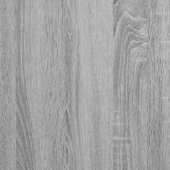 Bücherregal 3 Böden Grau Sonoma 60x30x120 cm Holzwerkstoff