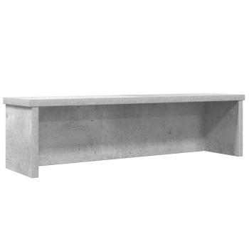 ARDEBO.de - Küchenregal Stapelbar Betongrau 50x15x16 cm Holzwerkstoff