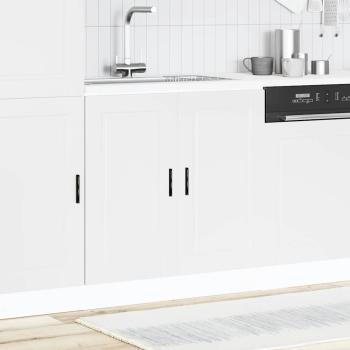 Spülenunterschrank Porto Weiß 80x46x81,5 cm Holzwerkstoff