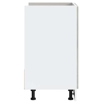 Spülenunterschrank Porto Betongrau 80x46x81,5 cm Holzwerkstoff