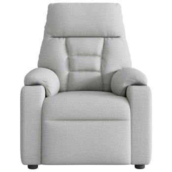 Massagesessel Wolkengrau Stoff