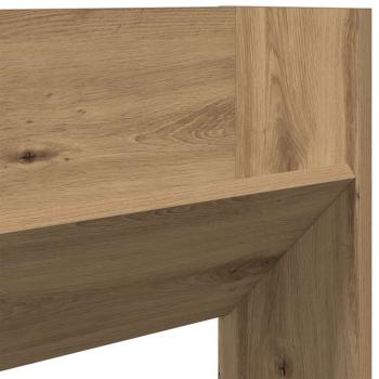 Wand-Schuhregal Artisan-Eiche 80x18x90 cm Holzwerkstoff