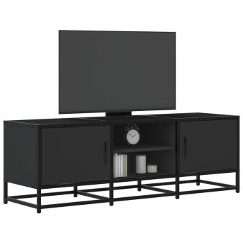 ARDEBO.de - TV-Schrank Schwarz 120x35x41 cm Holzwerkstoff und Metall
