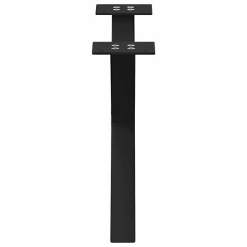 ARDEBO.de - Couchtischbeine X-Form 2 Stk. Schwarz 50x(30-31) cm Stahl