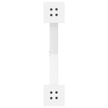 Couchtischbeine X-Form 2 Stk. Weiß 60x(30-31) cm Stahl