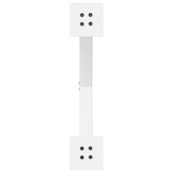 Couchtischbeine X-Form 2 Stk. Weiß 50x(42-43) cm Stahl