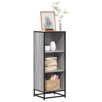 ARDEBO.de - Bücherregal Grau Sonoma 40x35x107,5 cm Holzwerkstoff