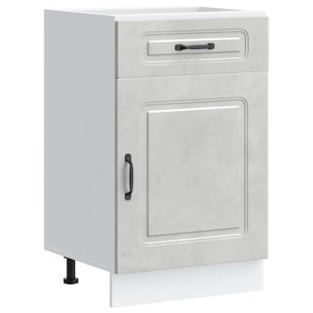 Küchenunterschrank Kalmar Betongrau Holzwerkstoff