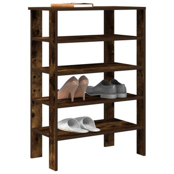 ARDEBO.de - Schuhregal Räuchereiche 61x32x87,5 cm Holzwerkstoff