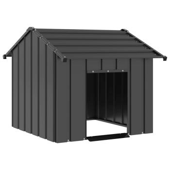 ARDEBO.de - Hundehütte mit Dach 85x107x81 cm Verzinkter Stahl