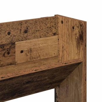 Schuhregal Wandmontage Altholz-Optik 80x18x90 cm Holzwerkstoff