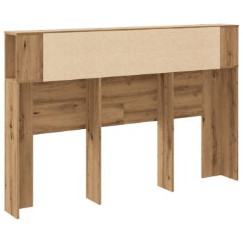 Kopfteil mit Stauraum Artisan-Eiche 160x18,5x103,5 cm