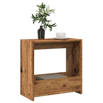 ARDEBO.de - Beistelltisch Altholz-Optik 50x26x50 cm Holzwerkstoff