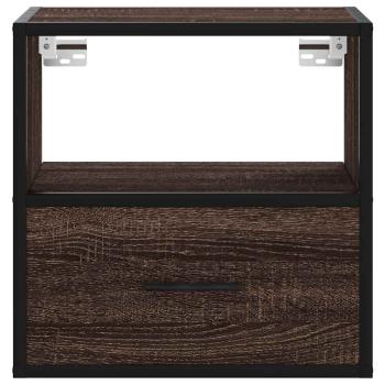 Wand-Nachttisch Braun Eichen-Optik 40x31x39,5 cm