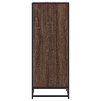 Schuhregal Braun Eichen-Optik 48x38x97,5 cm Holzwerkstoff