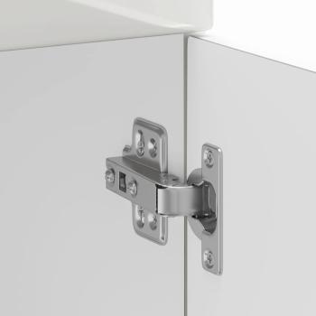 Küchenunterschrank Kalmar Hochglanz-Weiß Holzwerkstoff