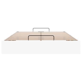 Ottoman-Bett ohne Matratze Weiß 140x200 cm Kunstleder