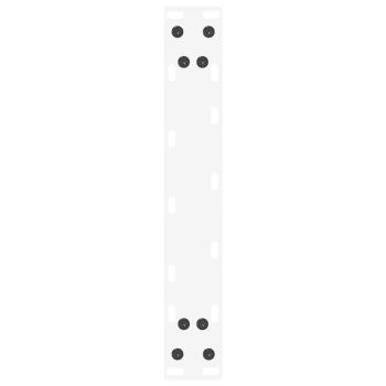 Couchtischbeine U-Form 2 Stk. Weiß 28x(72-73) cm Stahl