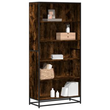 ARDEBO.de - Bücherregal Räuchereiche 80,5x35x170,5 cm Holzwerkstoff