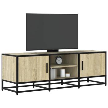 ARDEBO.de - TV-Schrank Sonoma-Eiche 120x35x41 cm Holzwerkstoff und Metall